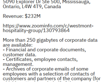 ALPHVBlackCat Ransomware Hits Westmont Hospitality Group