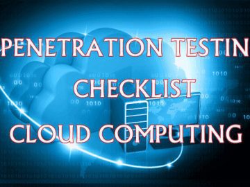 Cloud Computing Penetration Testing Checklist Cloud Computing Penetration Testing Checklist