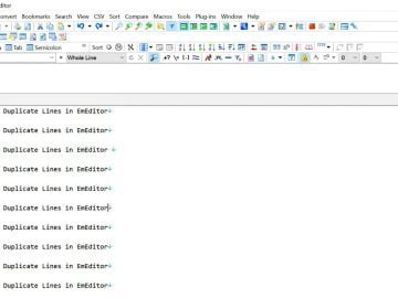 How to Remove Duplicate Lines in EmEditor 2023 scaled