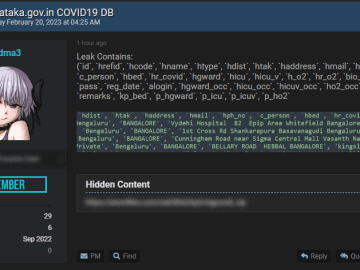 Leak occurs from Indian State of Karnataka scaled
