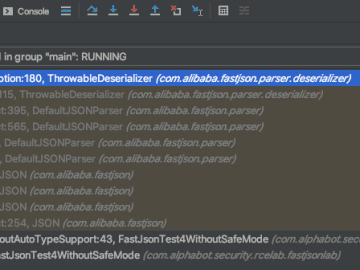 Fastjson exceptional deserialization vulnerabilities Alphabot Security