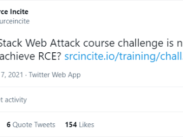 Full Stack Web Attack 2021 Zero Day Give Away