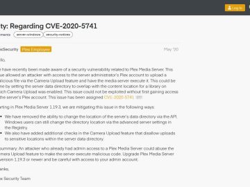 This Plex vulnerability could cause the same damage to your scaled