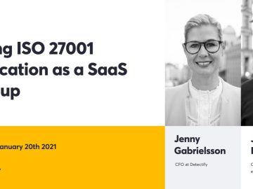 Detectifys ISO 27001 certification use case and guide for SaaS scaled