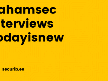 Nahamsec interviews Todayisnew securibee