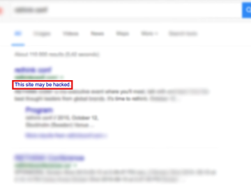 GUIDE: How to get rid of your ‘This site may be hacked’-flag Your site may be hacked flag