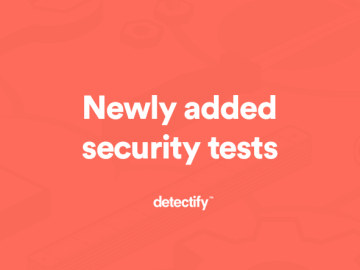 Newly added security tests March 15, 2017: WordPress, Joomla and Drupal Newly added security tests, September 14, 2017: Selenium Grid