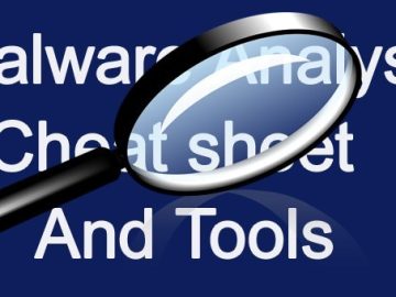 Malware Analysis Tutorials Complete Cheats Sheet