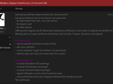 Real Crooks Sign Their Malware – Krebs on Security Real Crooks Sign Their Malware – Krebs on Security