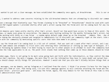 ‘Baphomet Goes Ahead With BreachForums Plans