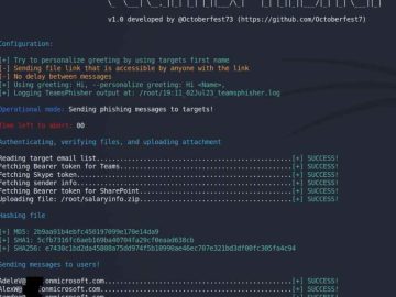 New tool TeamsPhisher allows to hack victims teams account and