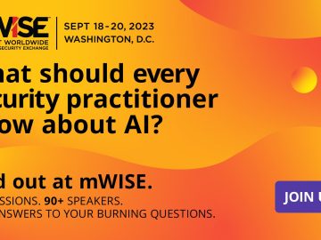 Last call for mWISE the security conference for frontline practitioners