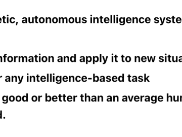 My Current Definition of AGI My Current Definition of AGI