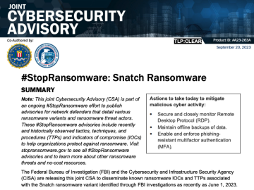 A Closer Look at the Snatch Data Ransom Group –