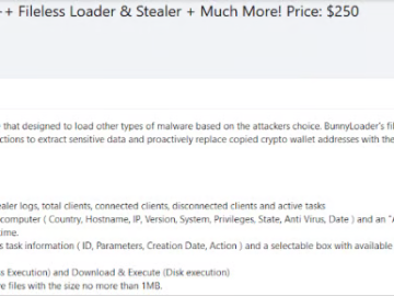 BunnyLoader a new Malware as a Service advertised in cybercrime forums