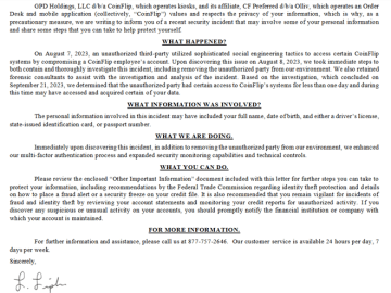 CoinFlip Data Breach Disclosed Data Of 36646 Individuals