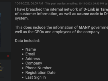 D-Link Says Hacker Exaggerated Data Breach Claims D-Link hacked
