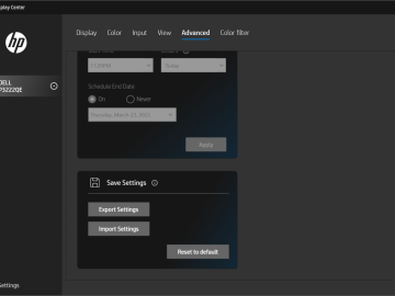 Hacking HP Display Monitors via Monitor Control Command Set CVE 2023 5449