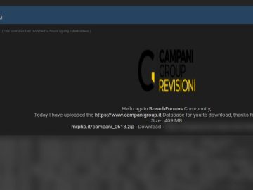 Campani Group Data Breach Ddarknotevil Claims Responsibility
