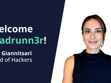 Get to know our new Head of Hackers: @r0adrunn3r! Get to know our new Head of Hackers: @r0adrunn3r!