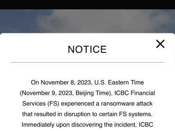 Industrial and Commercial Bank of China ICBC suffered a ransomware