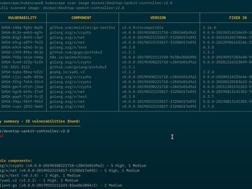 kubescape 3 vulnerability scan results