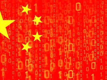 China claims it cracked Apple’s AirDrop to find numbers, email addresses China flag with 0s and 1s