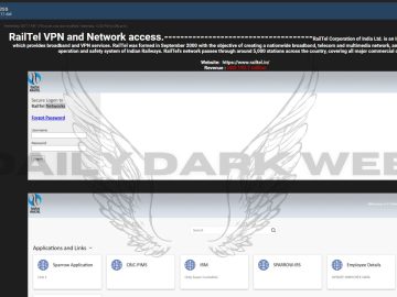 Dark Web Threat Unveiled By DBLand RailTel Data Breach