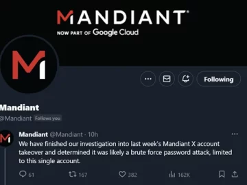 Mandiants X Account Was Hacked Using Brute Force Attack