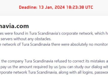 Tura Scandinavia AB Cyberattack Claimed By LockBit Ransomware.GDyLfljbwAABMqf