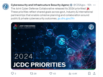 CISA JCDC Priorities Announced To Enhance Cyber Defenses CISA JCDC Priorities