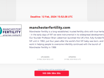 LockBit Ransomware Claims Manchester Fertility Cyberattack