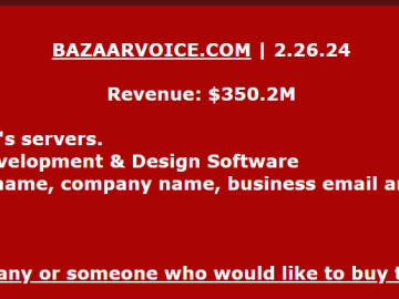 Mogilevich Ransomware Claims Cyberattack On Bazaarvoice