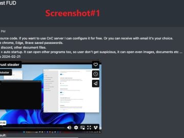 Source Code Sale Of New Information Stealer On Dark Web