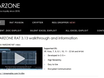 U.S. DoJ Dismantles Warzone RAT Infrastructure, Arrests Key Operators Warzone RAT Infrastructure