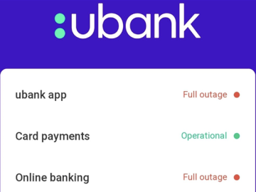 Ubank systems outage impacts app online banking Finance.pngh420w748c0s0