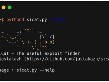 sicat open source exploit finder