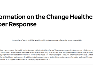 2 Billion Allocated For Change Healthcare Cyberattack Recovery