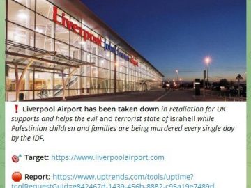 Anonymous Collective Claims Liverpool Airport Cyberattack Liverpool Airport Cyberattack
