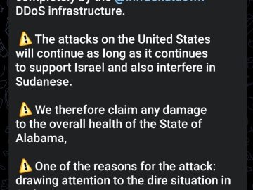 Anonymous Sudan Hits Alabama Agencies With InfraShutdown