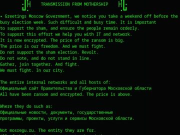 Cyberattack On Russian Election Systems Amid 2024 Elections