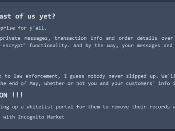 Incognito Darknet Market Mass-Extorts Buyers, Sellers – Krebs on Security
