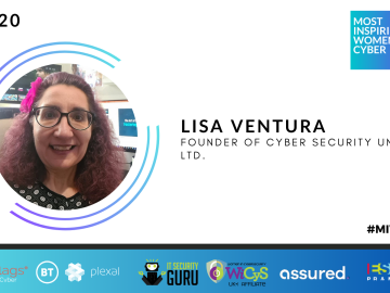 MIWIC2024 Lisa Ventura MBE Founder of Cyber Security Unity Ltd