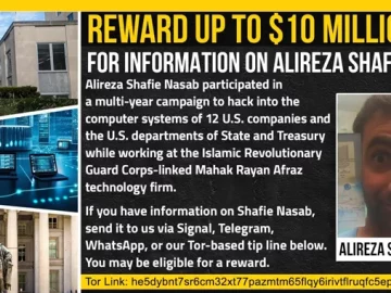 US Charges Iranian Hacker Offers 10 Million Reward for Capture
