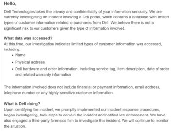 49M Customers Data Posted On Dark Web Dell data breach