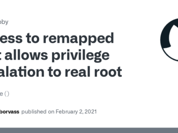 Access to remapped root allows privilege escalation to real root · Advisory · moby/moby · GitHub Access to remapped root allows privilege escalation to real root · Advisory · moby/moby · GitHub