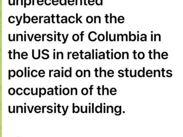 Anonymous Arabia Claim Cyberattack On Columbia University.webp