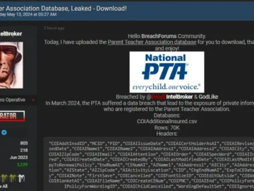 National Parent Teacher Association Breach Exposes 70K Records National Parent Teacher Association BreachÂ