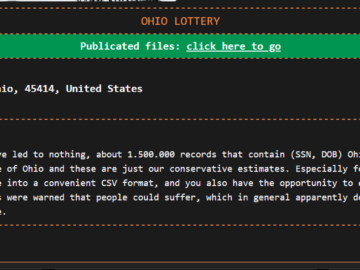 Ohio Lottery data breach impacted over 538000 individuals