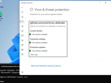 Windows Defender Bypass Tool Shared On GitHub 'No Defender' Windows Defender bypass GitHub